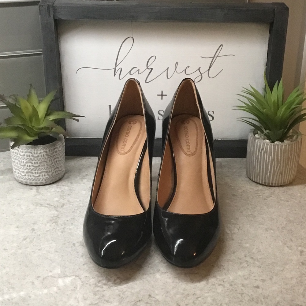 High heel, rounded toe